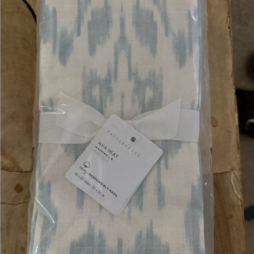 Petticoat Alley Blue and White Table Linens